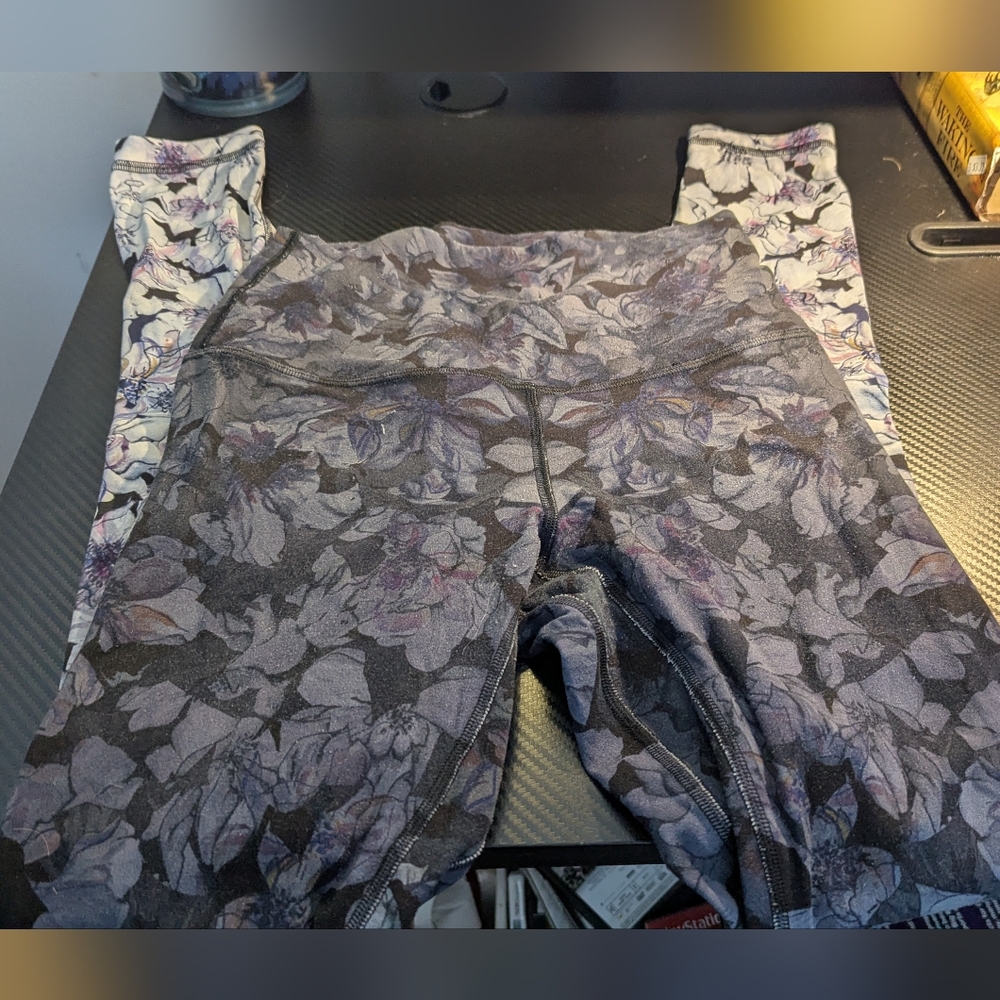 Lulu Lemon Floral Patterned Leggings